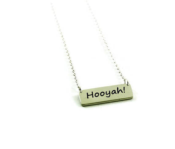 Hooyah Necklace - Navy Pride Necklace